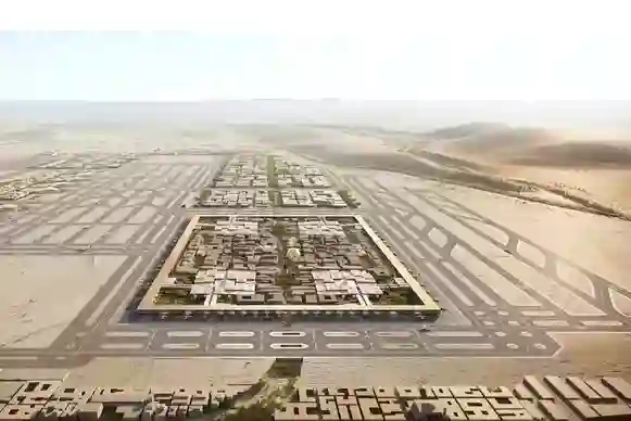 السعودية تعلن عن أكبر مطار بتصميم مذهل ووداعاً مطار دبي والدوحة والكشف عن موعد أول رحلة تصل الى المطار الجديد واسم المطار
