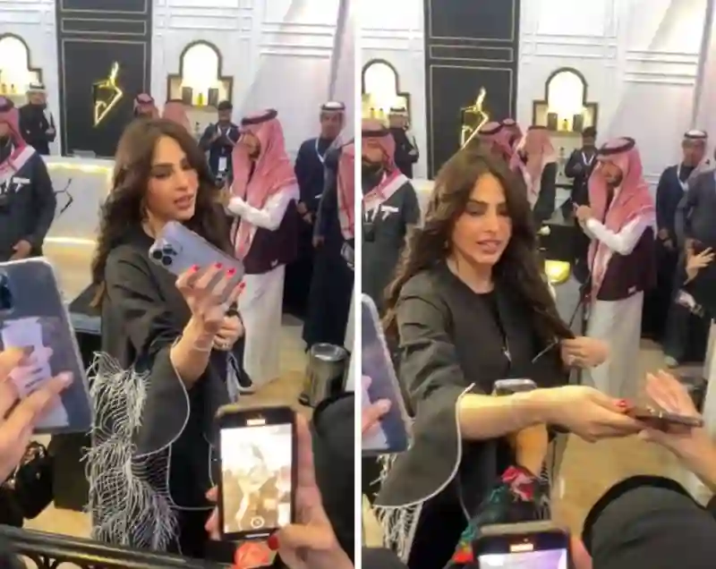 شاهد: ظهور جريء جداً لفوز الفهد من القصيم 