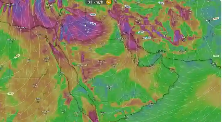 عاجل: تحذير من رياح عاصفة وموجات غبار كثيف تضرب هذه المناطق في السعودية خلال الساعات القادمة