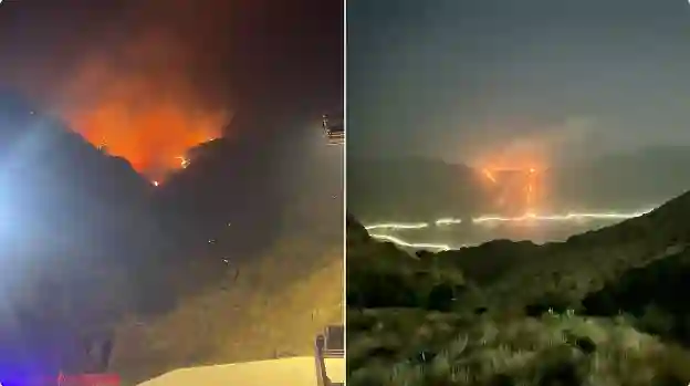 استمرار حرائق الباحة وبيان عاجل من الدفاع المدني عن سلوك هذه الطرق 