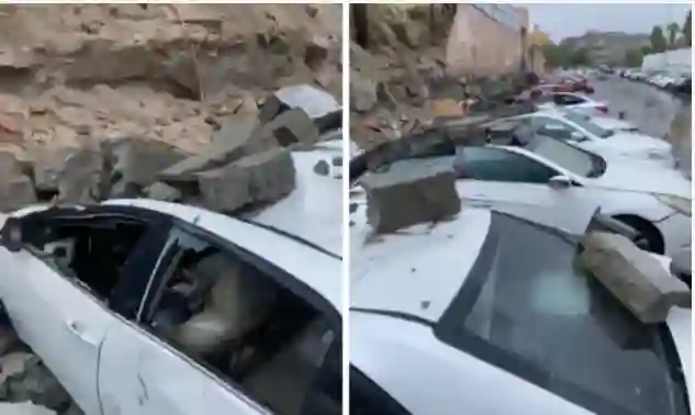 سيول مكة تجرف السيارات الضخمة كأنها ألعاب أطفال في مقطع حصد ملايين المشاهدات 