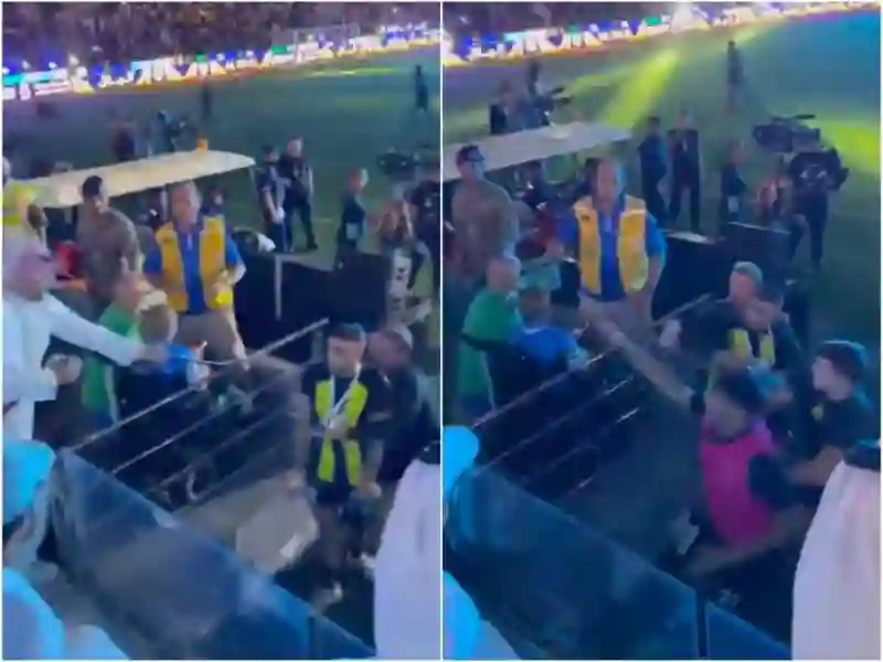 فيديو لحظة جلد حمد الله بالسوط على يد مشجع اتحادي بعد الخسارة من الهلال في نهائي كأس السوبر 