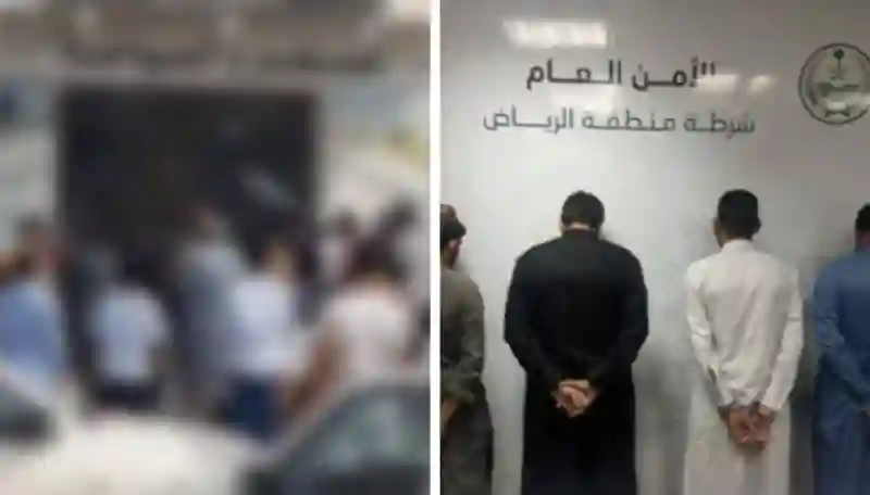 مضاربة كبيرة في الرياض استخدمت فيها اسلحة خطيرة تظهر لأول مرة والكشف عن جنسيات المتورطين فيها 