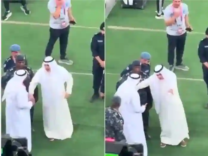 القصة الكاملة لما حدث في مباراة العراق والكويت وسبب انفعال وزير الداخلية الكويتي 