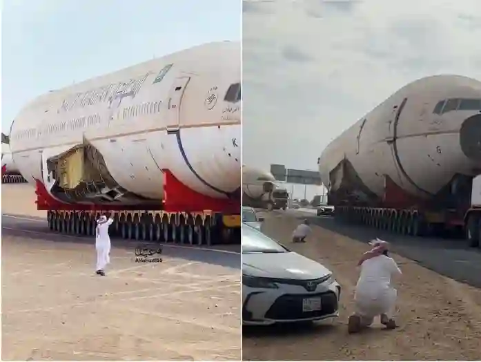 بالملايين .. الكشف عن ميزانية نقل طائرات الخطوط السعودية الثلاث براً من جدة الى الرياض 
