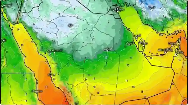 العصيمي يكشف عن انقلاب في طقس السعودية وبدل اعتدال الجو تصل موجة صقيع سيبرية لمدة أسبوع وتصل الرياض في هذا التاريخ 