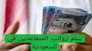 المؤسسة العامة للتأمينات الاجتماعية توضح سلم رواتب المتقاعدين في السعودية 1446 حسب المرتبة الوظيفية