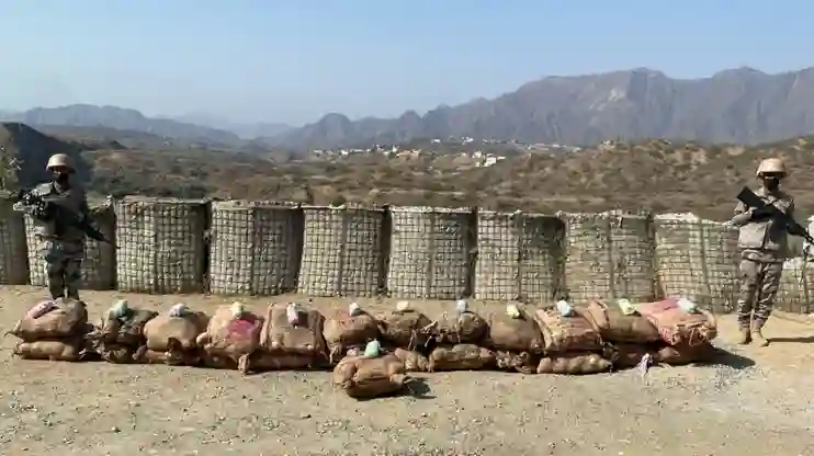 تفاصيل احباط عملية كبيرة في جازان على الحدود مع اليمن