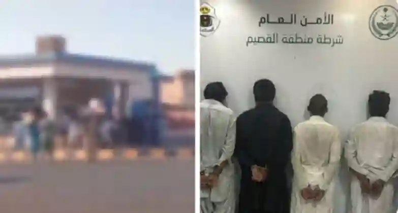 فيديو مضاربة جماعية عنيفة بأسلحة غريبة بين مقيمين من هذه الجنسيات في السعودية والكشف عن مصيرهم 