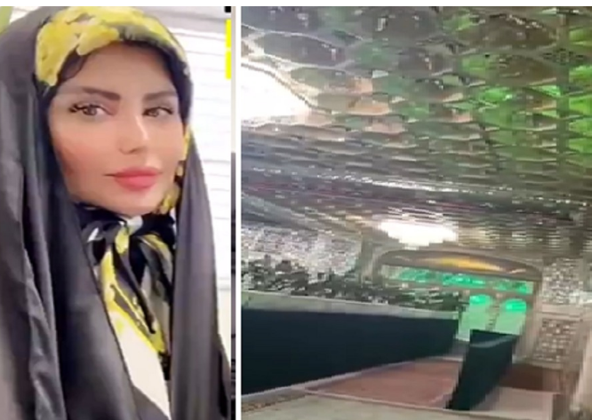 فيديو حليمة بولند بالحجاب في إيران وبدونه في السعودية