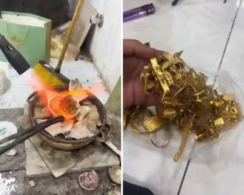 ليش الصاغة يكسر الذهب المستخدم بعد ما يشتروه؟ 